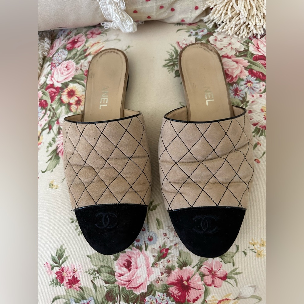 Authentic Chanel Mules.